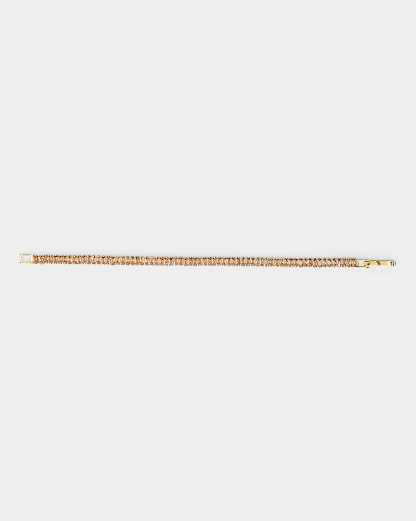 Saint Morta New Micro Baguette Bracelet Champagne/Gold