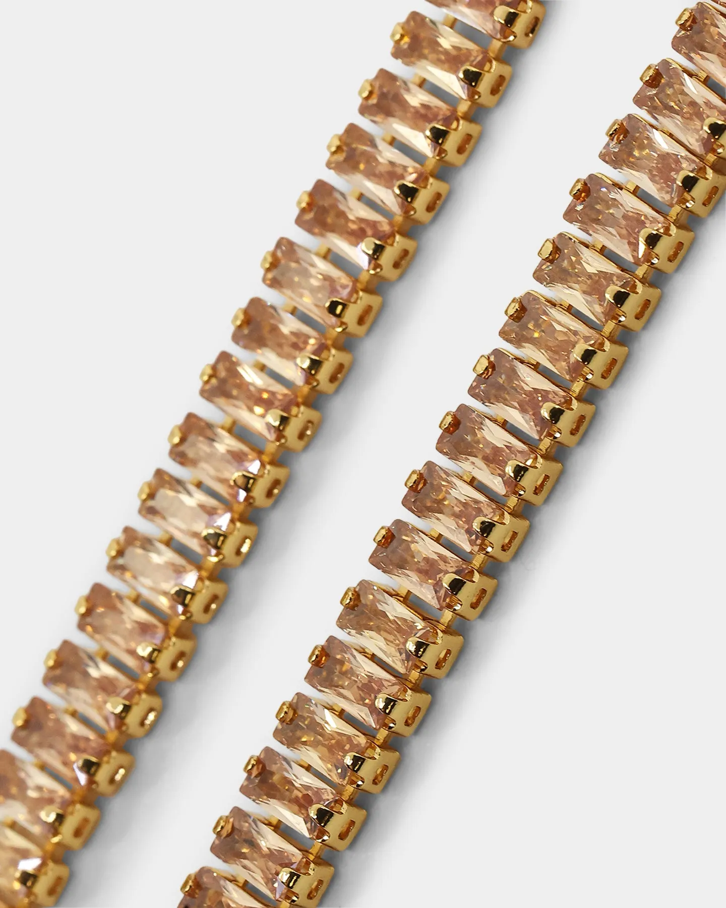 Saint Morta New Micro Baguette Bracelet Champagne/Gold