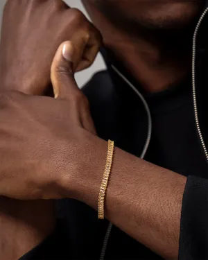 Saint Morta New Micro Baguette Bracelet Champagne/Gold