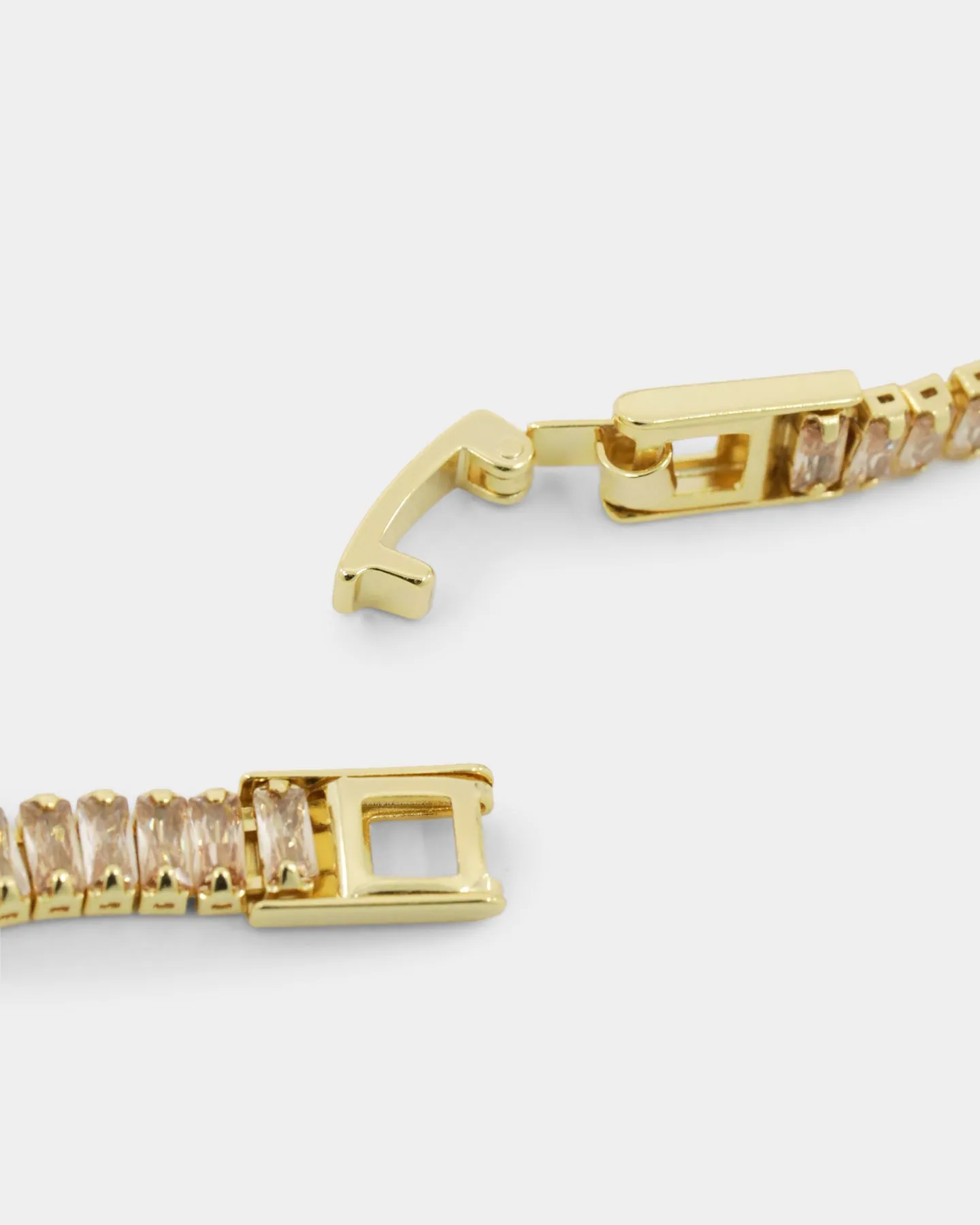 Saint Morta New Micro Baguette Chain Champagne/Gold