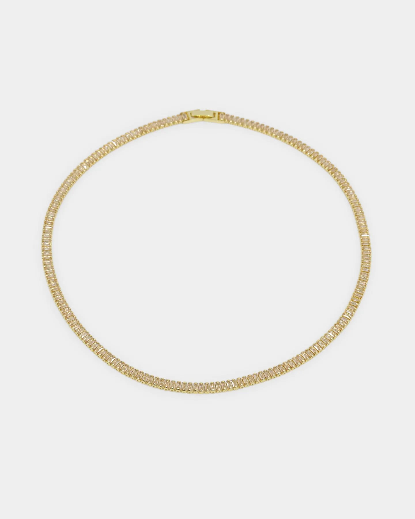 Saint Morta New Micro Baguette Chain Champagne/Gold