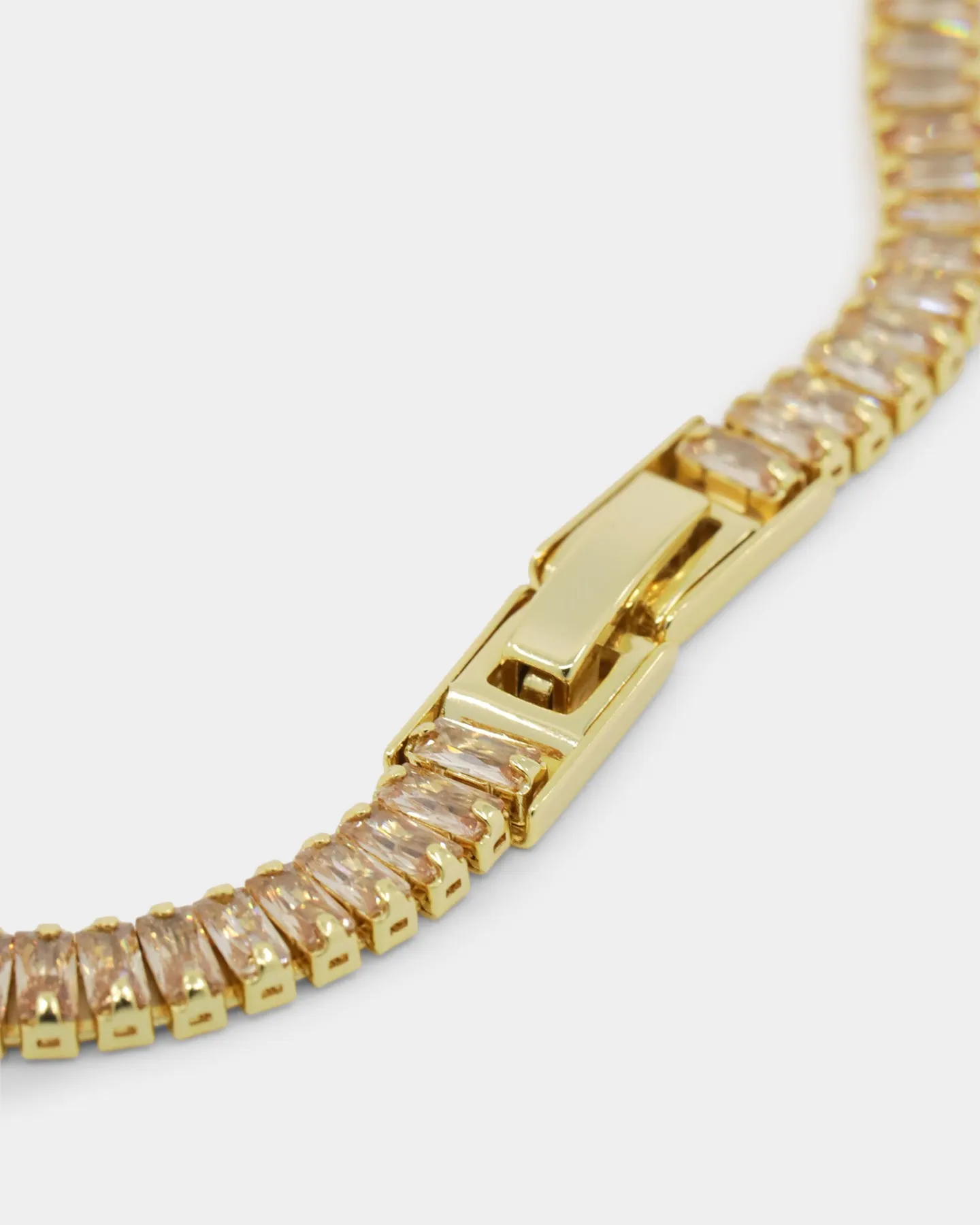 Saint Morta New Micro Baguette Chain Champagne/Gold