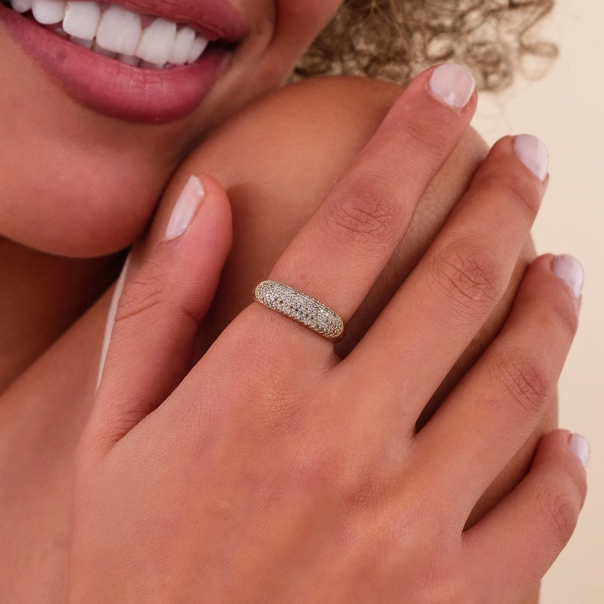 Salt and Pepper Diamond Ring, Dallas SARAHELISE