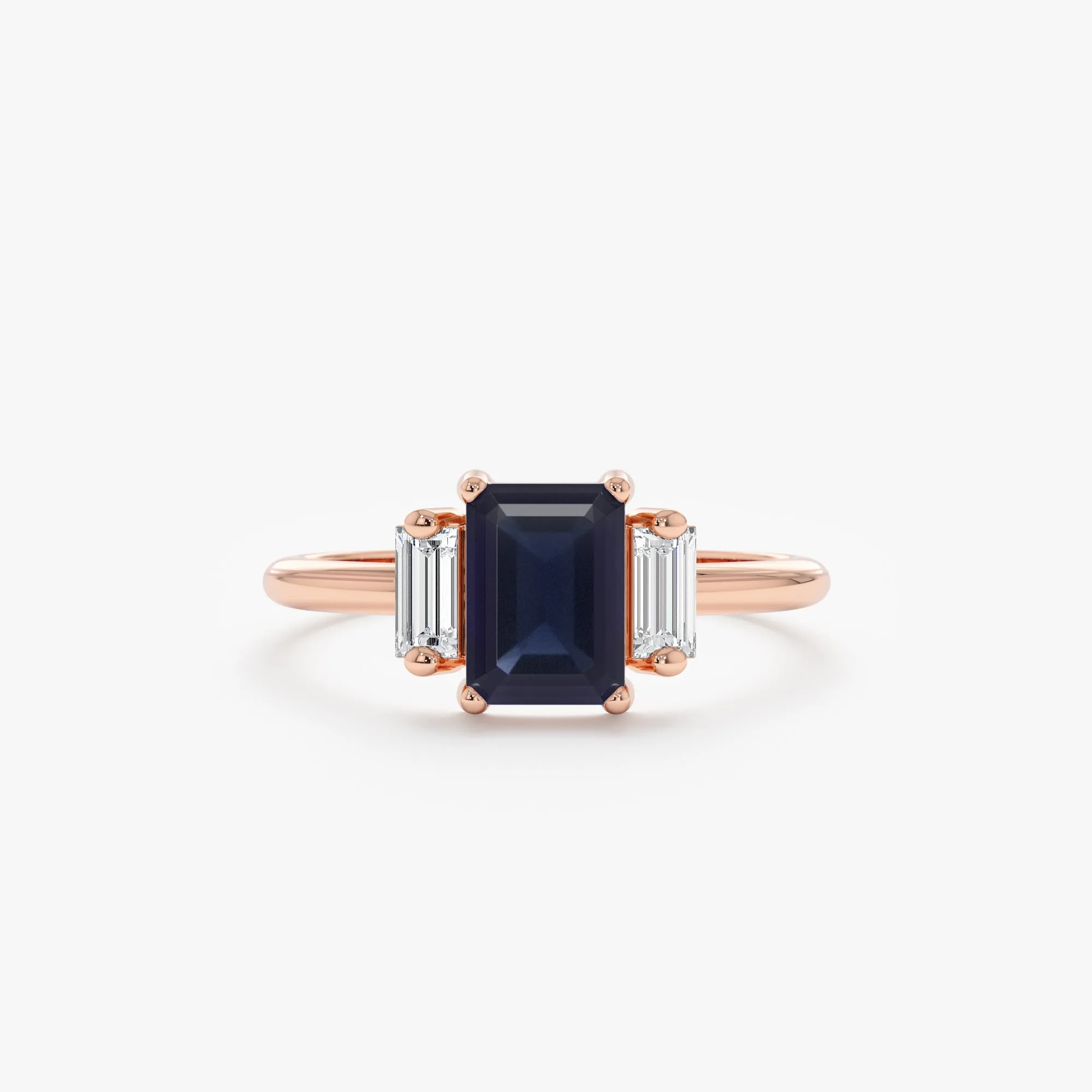 Sapphire and Diamond Engagement Ring, Lauryn SARAHELISE