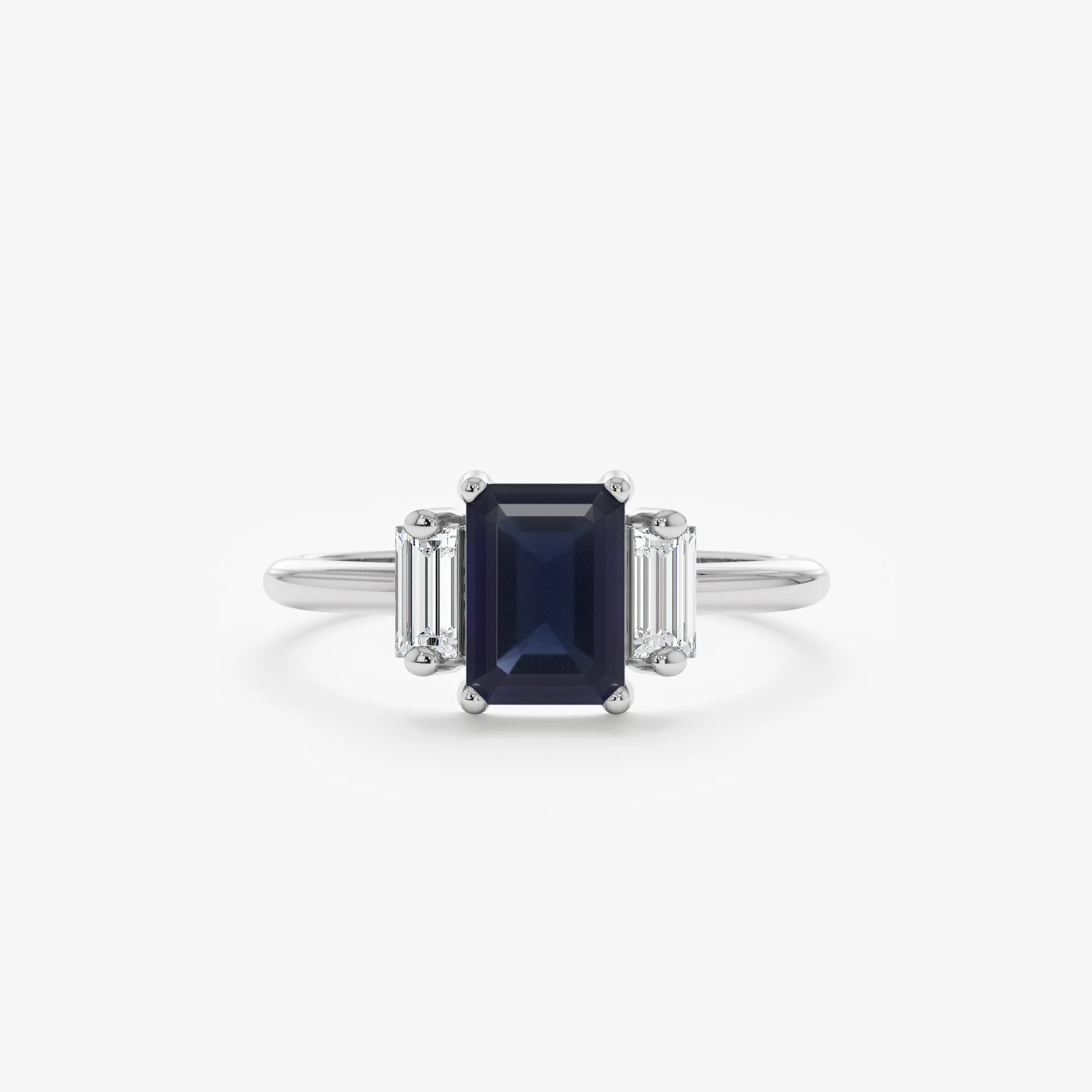Sapphire and Diamond Engagement Ring, Lauryn SARAHELISE