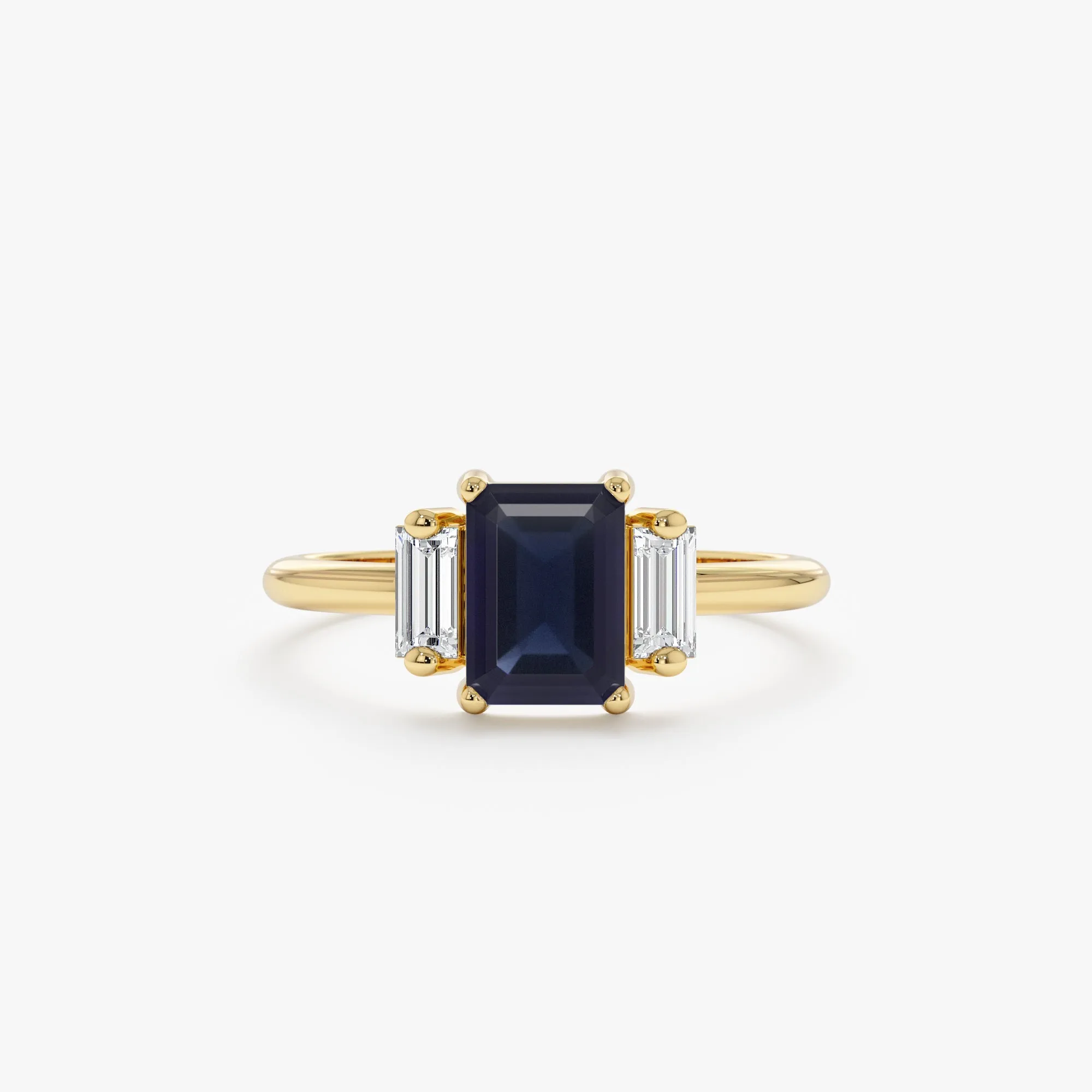 Sapphire and Diamond Engagement Ring, Lauryn SARAHELISE