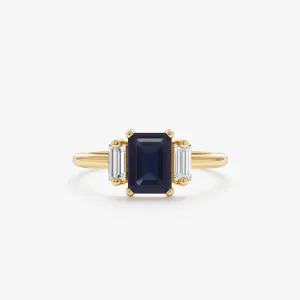 Sapphire and Diamond Engagement Ring, Lauryn SARAHELISE
