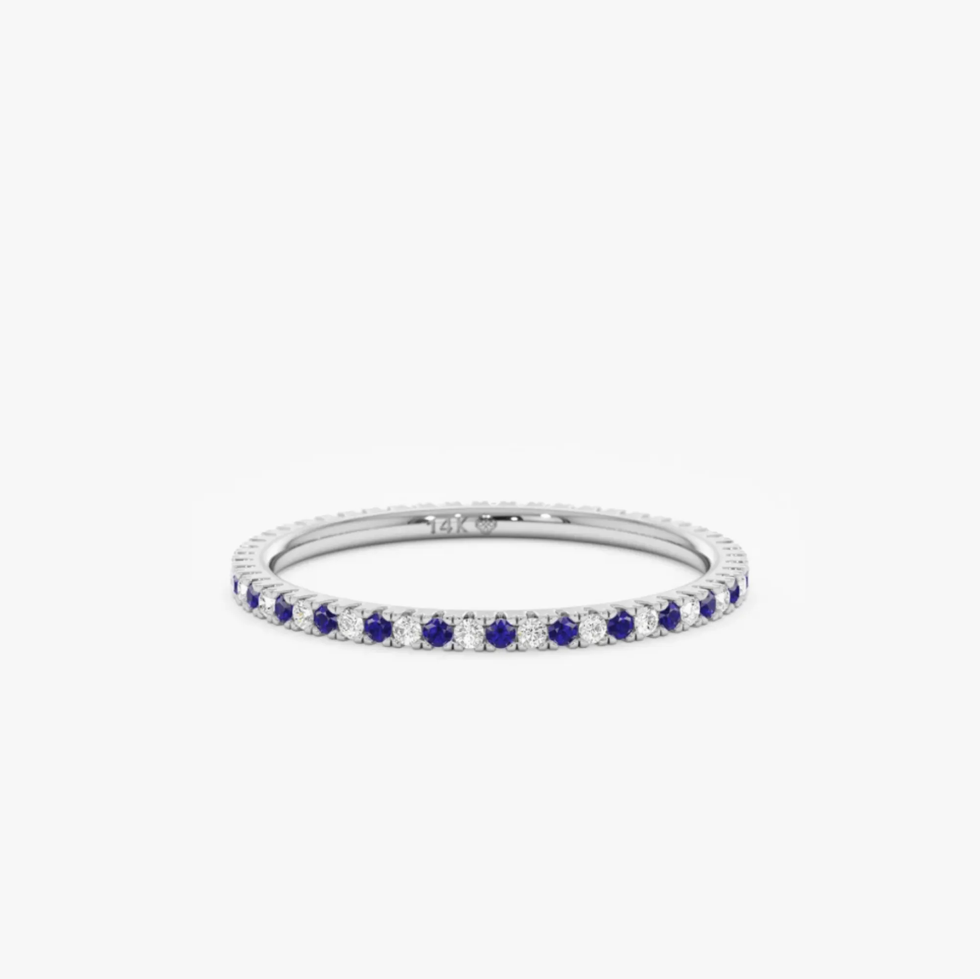 Sapphire and Diamond Eternity Ring, Kiki SARAHELISE