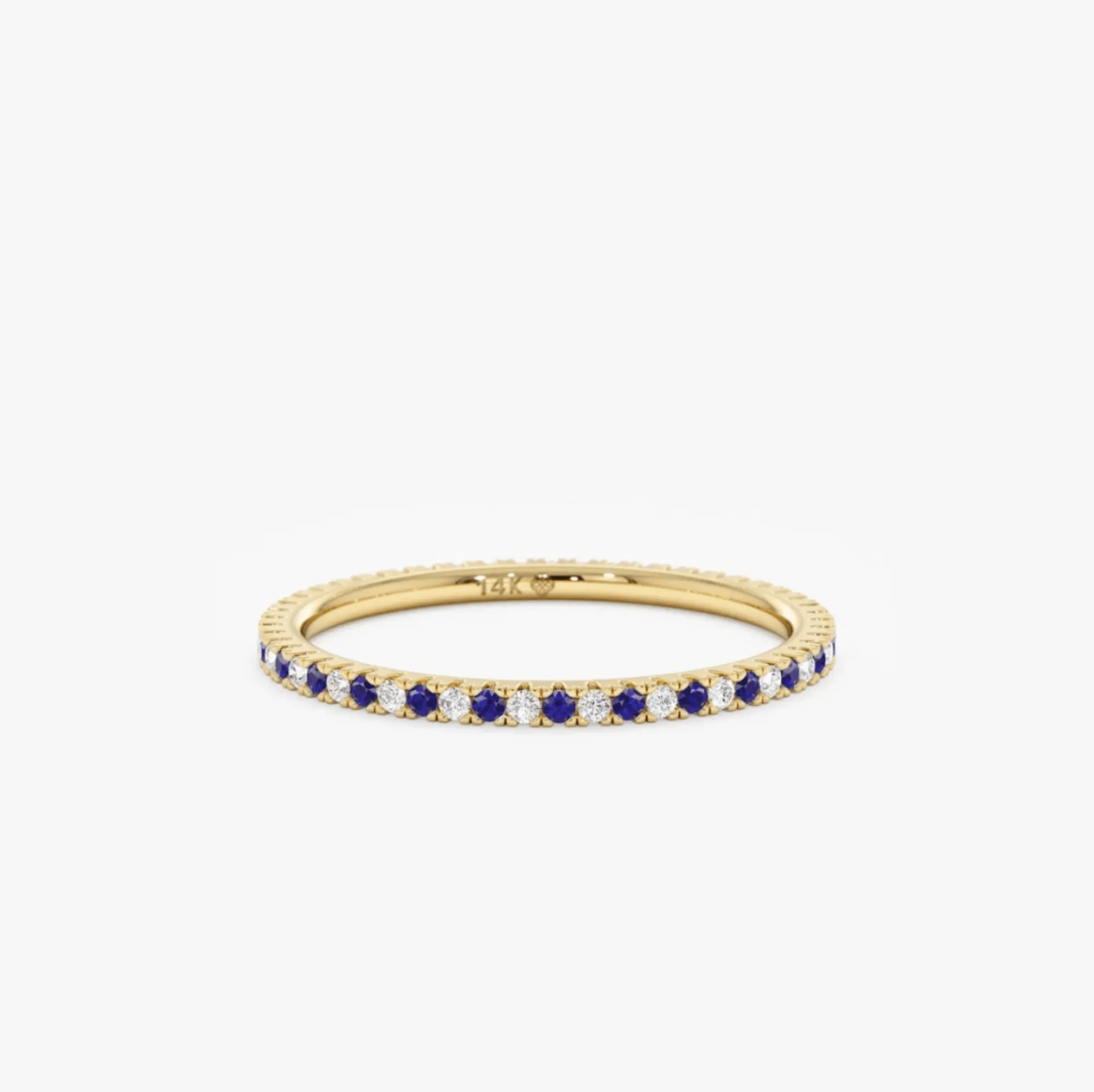 Sapphire and Diamond Eternity Ring, Kiki SARAHELISE