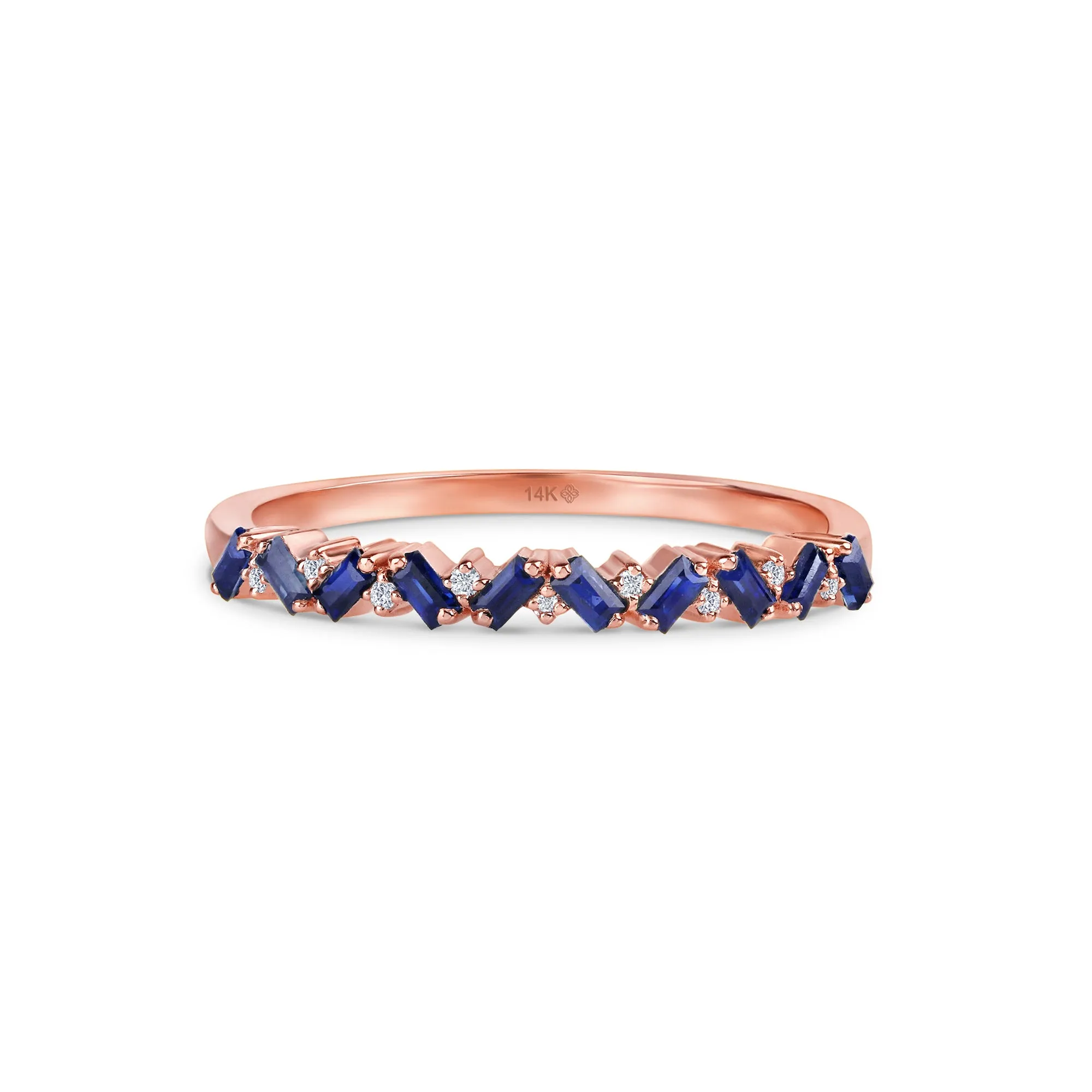 Sapphire and Diamond Garland Ring, Fallon SARAHELISE