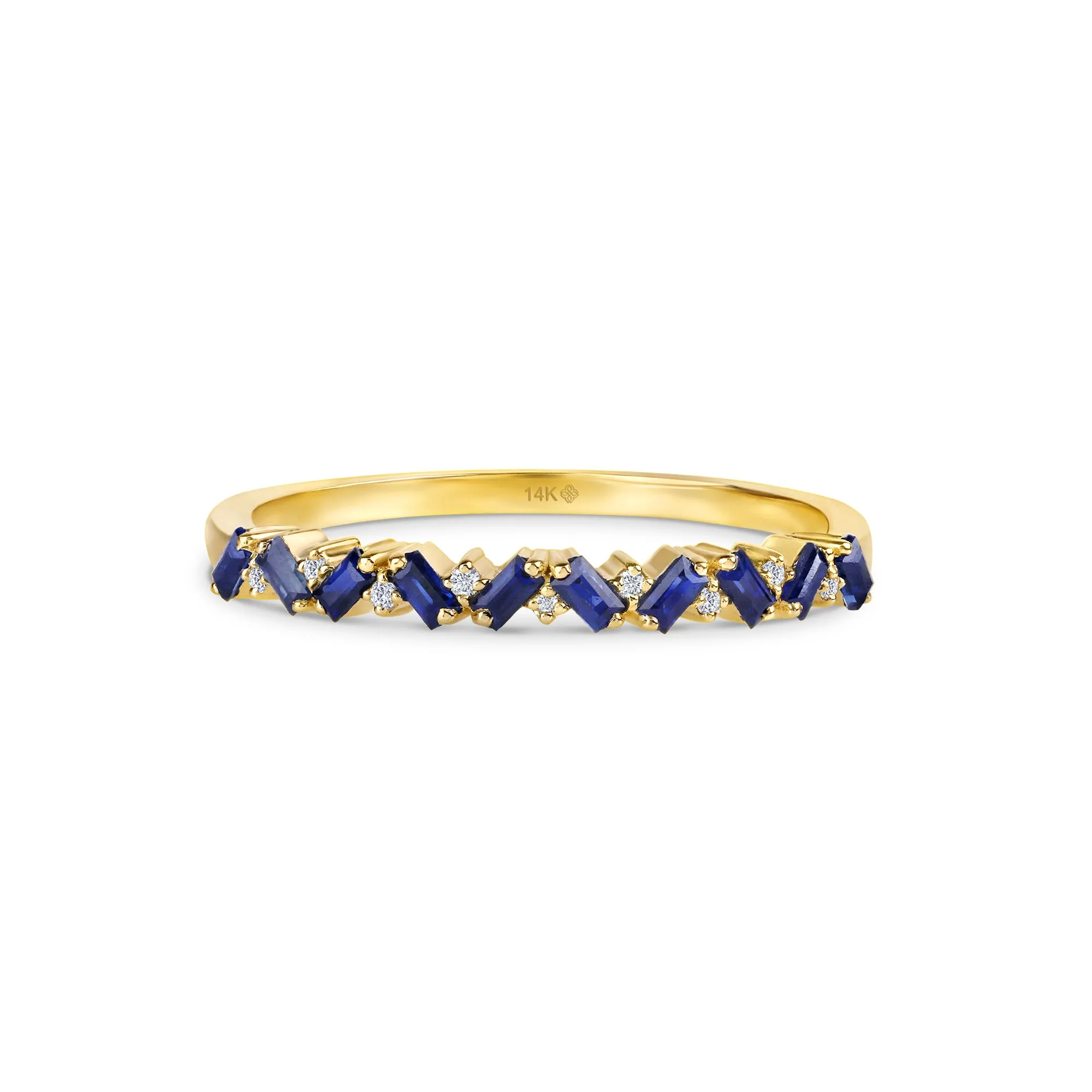 Sapphire and Diamond Garland Ring, Fallon SARAHELISE