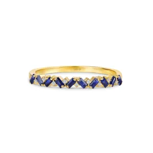 Sapphire and Diamond Garland Ring, Fallon SARAHELISE