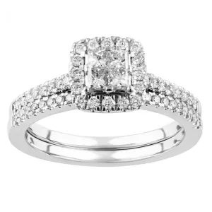 SEAMLESS LOVE 9ct White Gold Dress Ring with 0.60 Carat of Diamonds Shiels