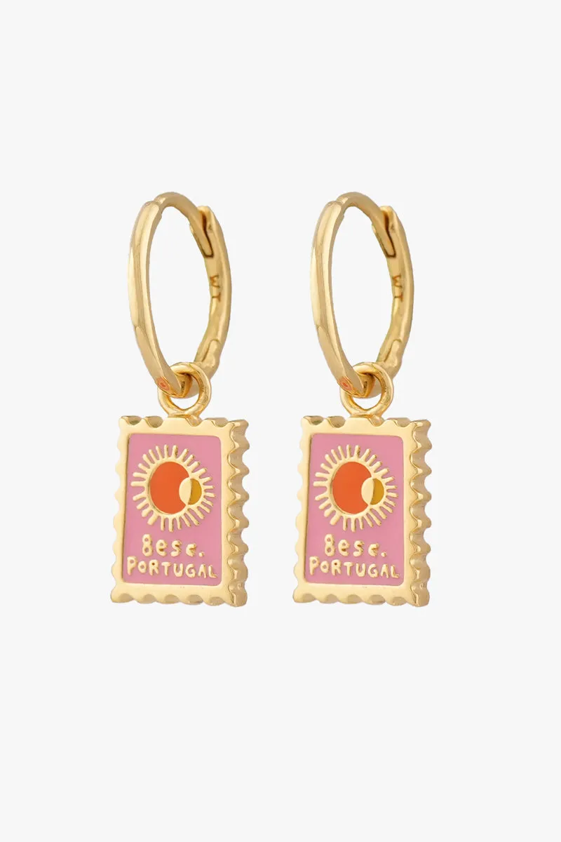 Selo Hoop Earring Gold Plated Wildthings Collectables