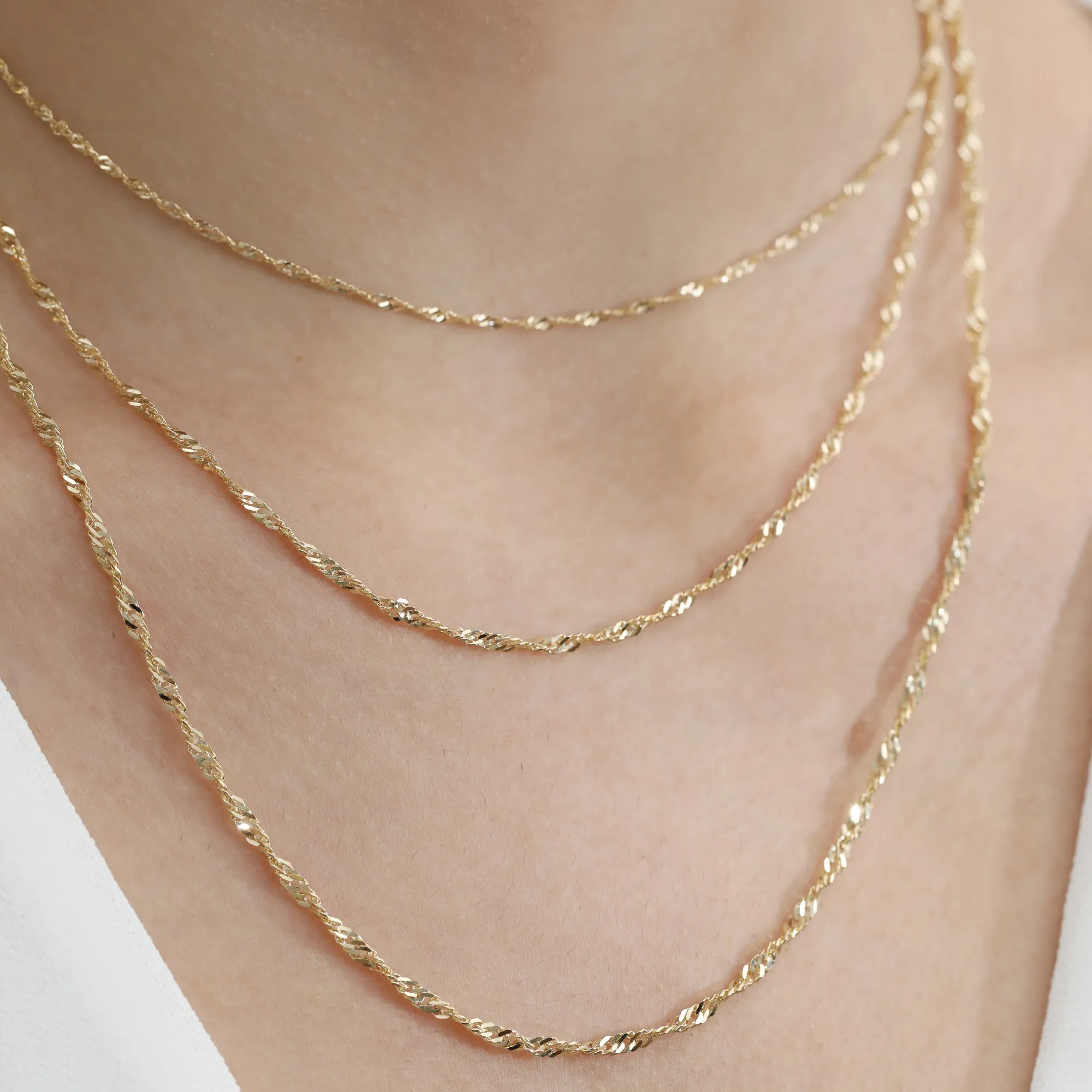 Singapore Chain Necklace, Simi SARAHELISE