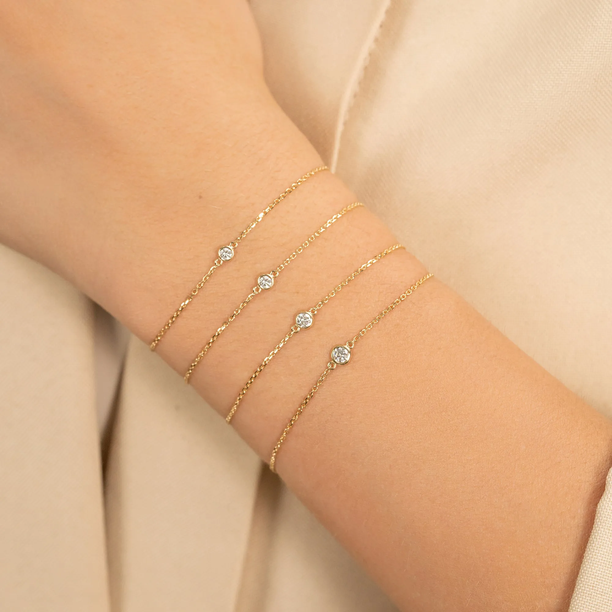 Single Diamond Bracelet, Susie SARAHELISE