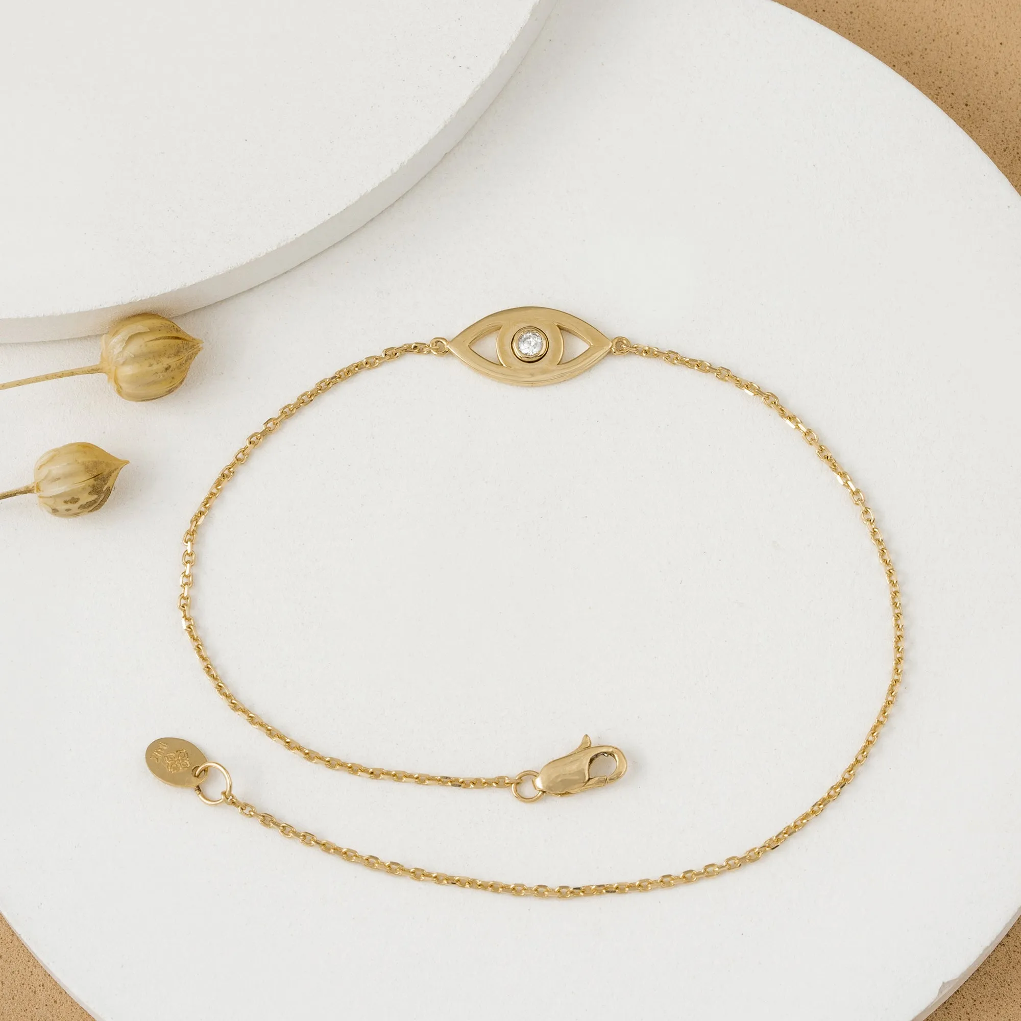 Single Diamond Eye Bracelet, Lucinda SARAHELISE