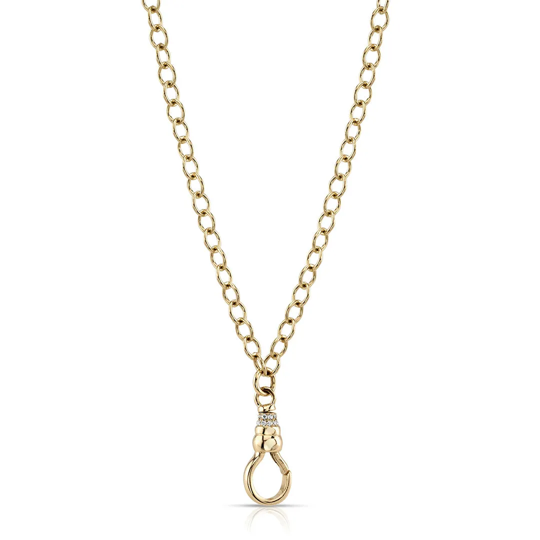 Single Stone Evren Chain Necklace Croghans