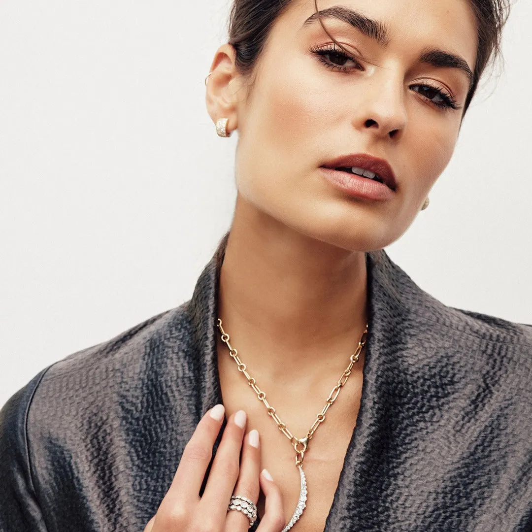 Single Stone Lo Chain Necklace Croghans
