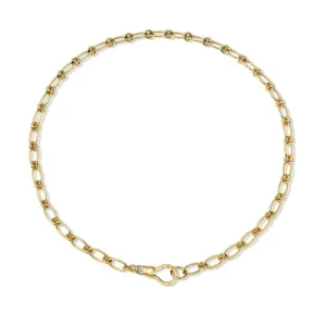 Single Stone Lo Fob Chain Necklace Croghans