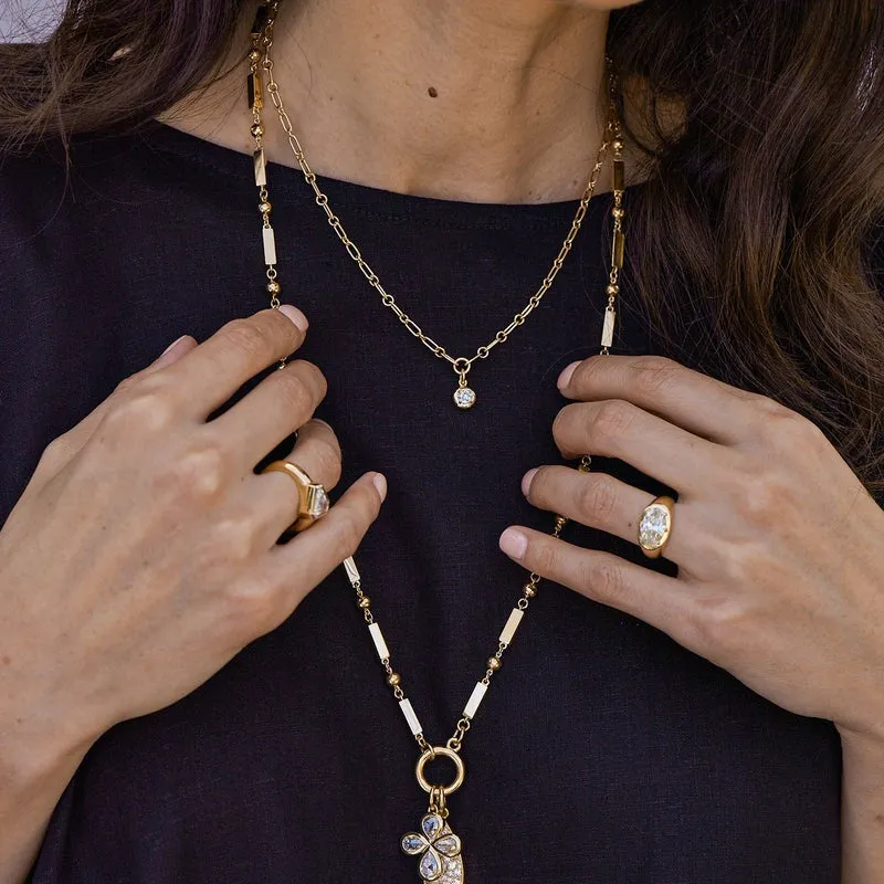 Single Stone Randi Drop Necklace Croghans