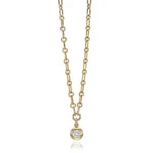 Single Stone Randi Drop Necklace Croghans