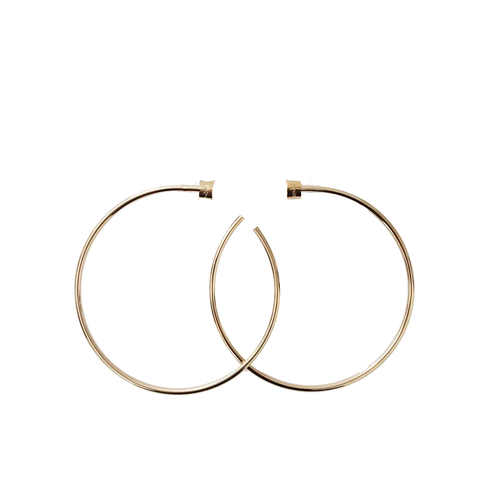 Skinny Hoop Earrings