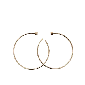 Skinny Hoop Earrings