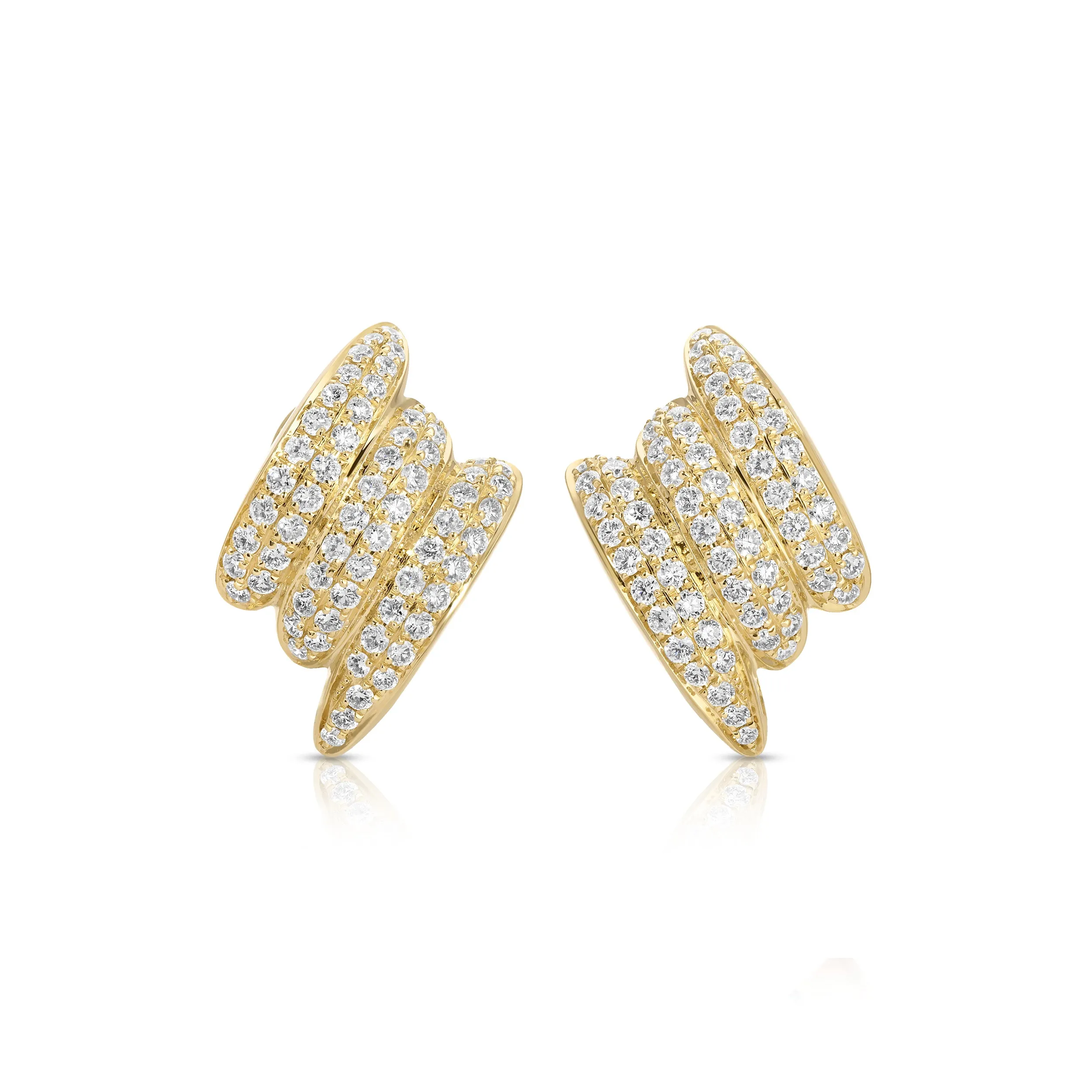 SMALL DIAMOND CLAIRE EARRINGS Anita Ko