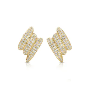 SMALL DIAMOND CLAIRE EARRINGS Anita Ko