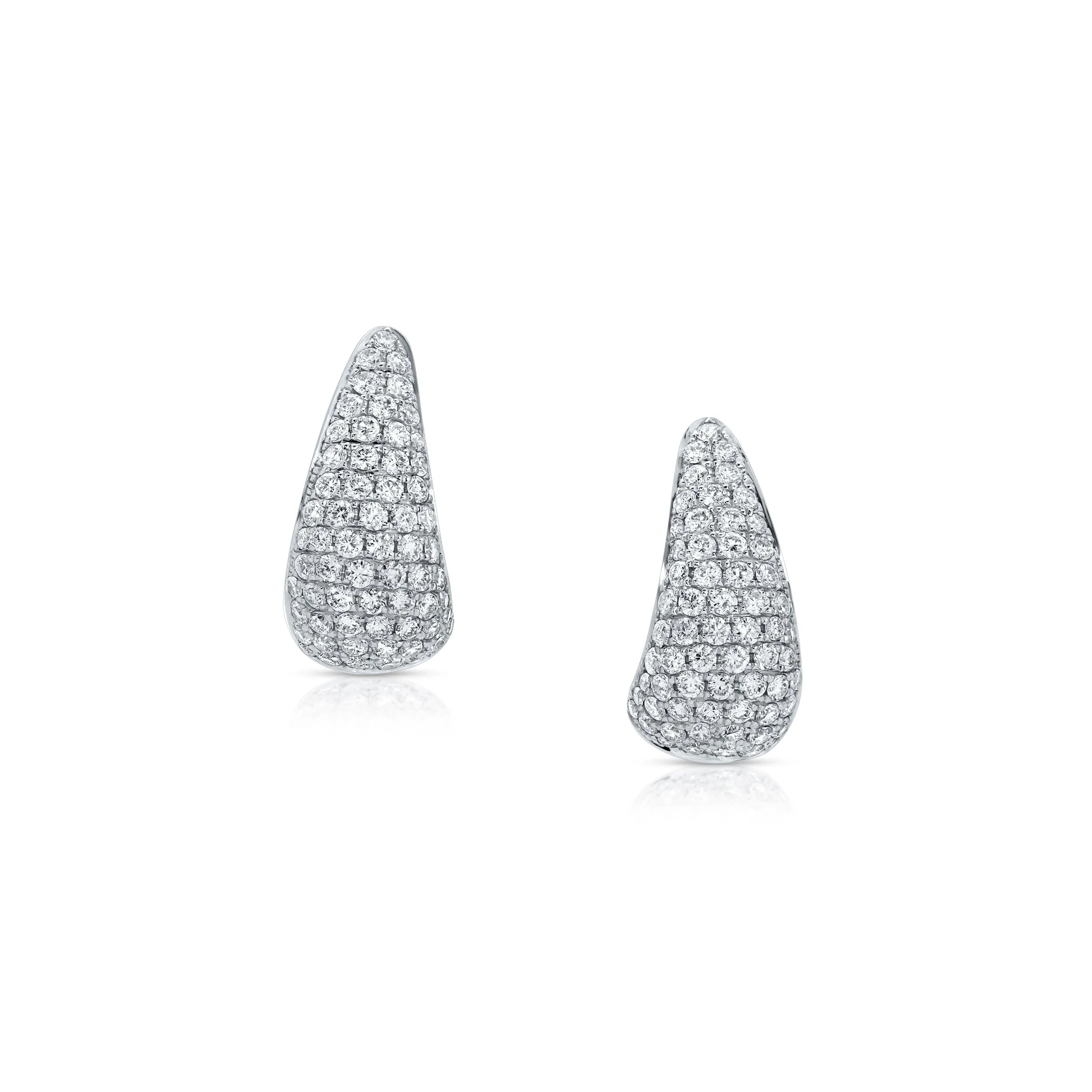 SMALL DIAMOND CLAW EARRINGS Anita Ko