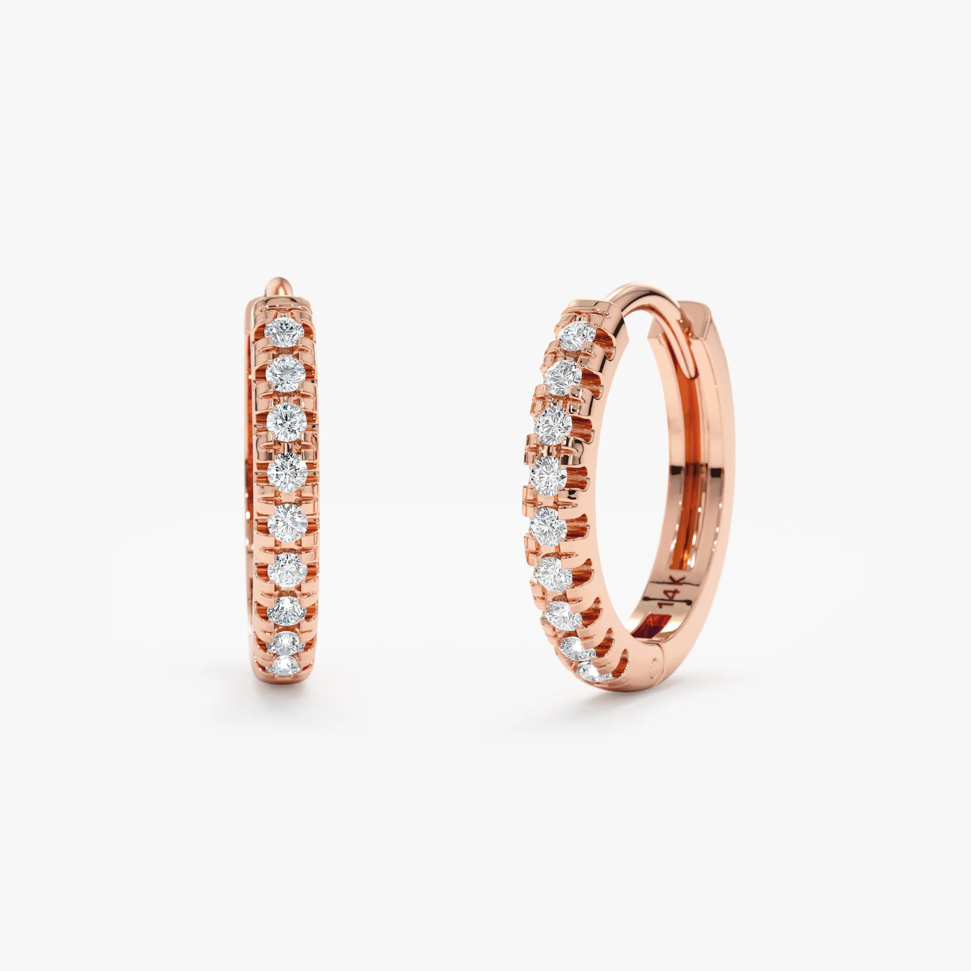 Small Diamond Huggies, Javiera SARAHELISE