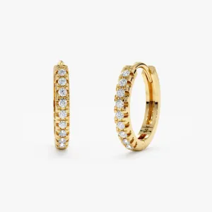 Small Diamond Huggies, Javiera SARAHELISE