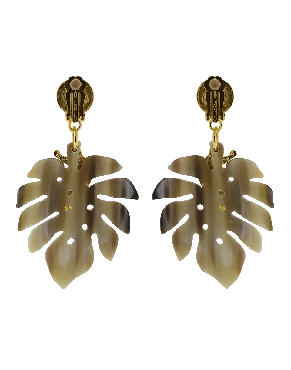 Small Jungle Horn Earrings