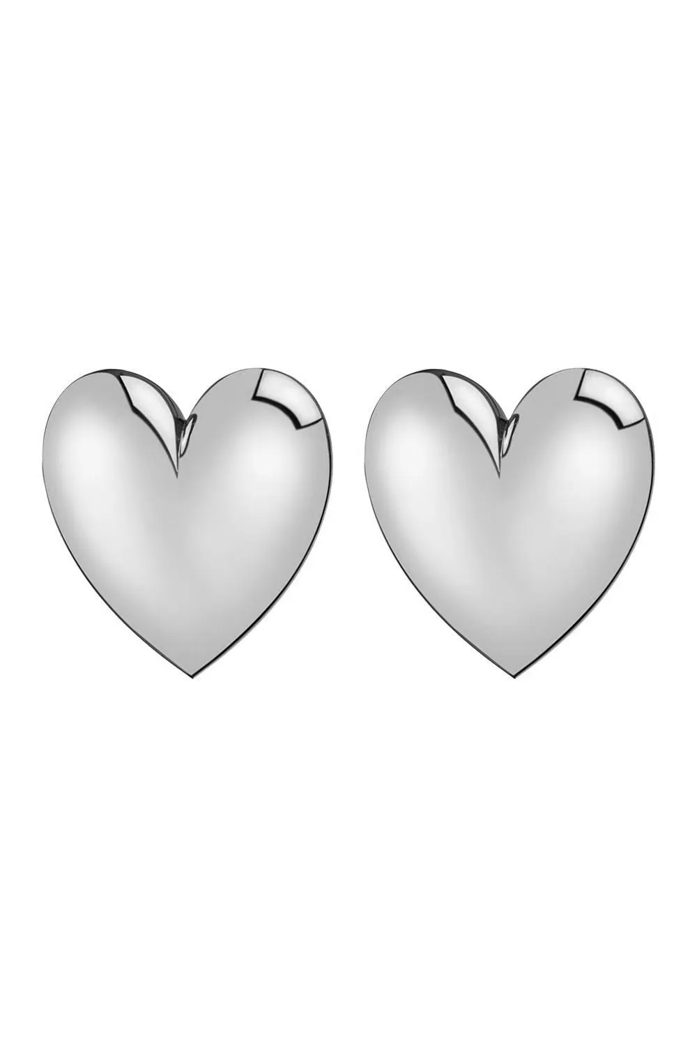 Small Puffy Heart Earrings