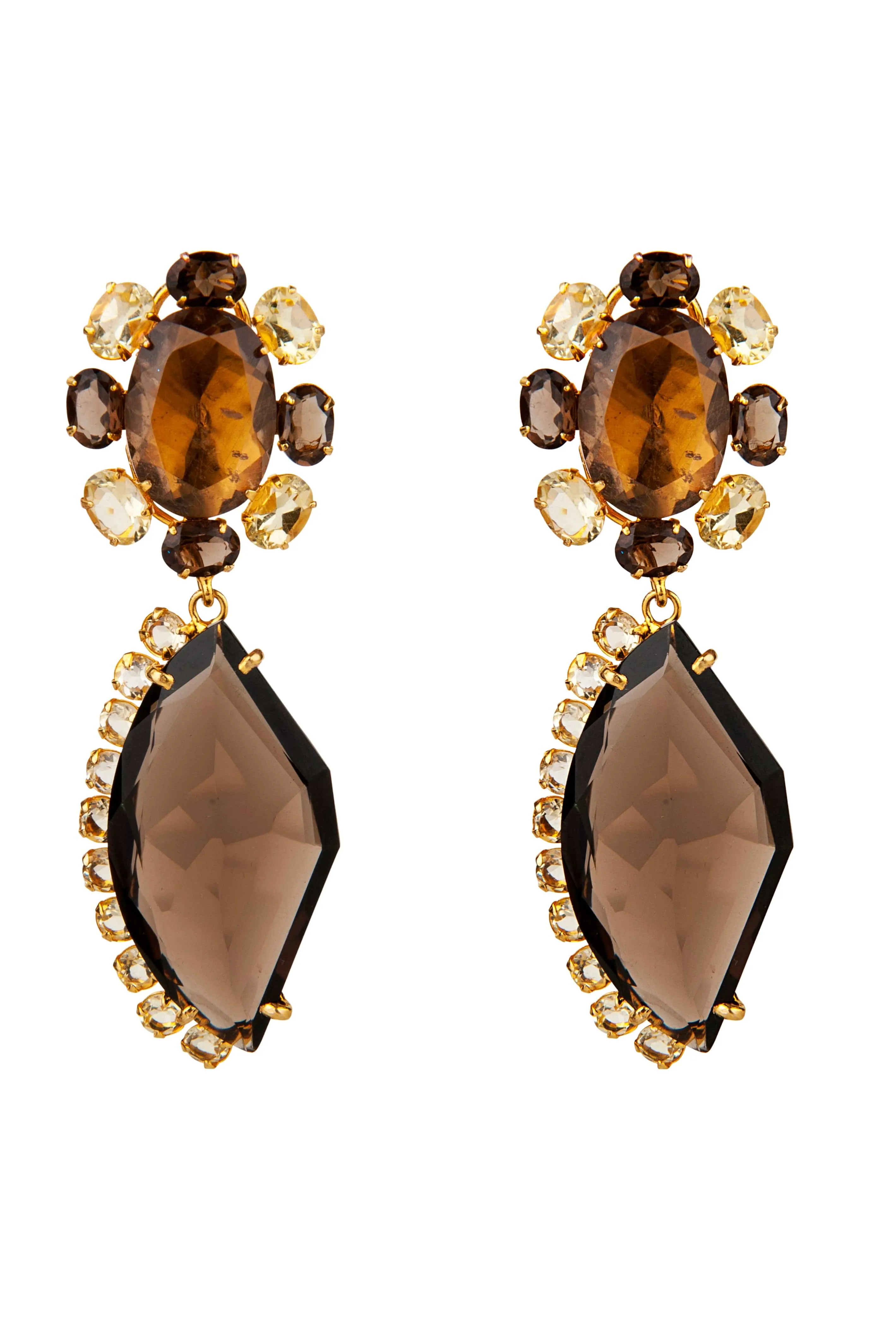 Smoky Quartz Earrings