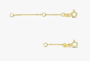 Solid 14k Gold Extension Link SARAHELISE