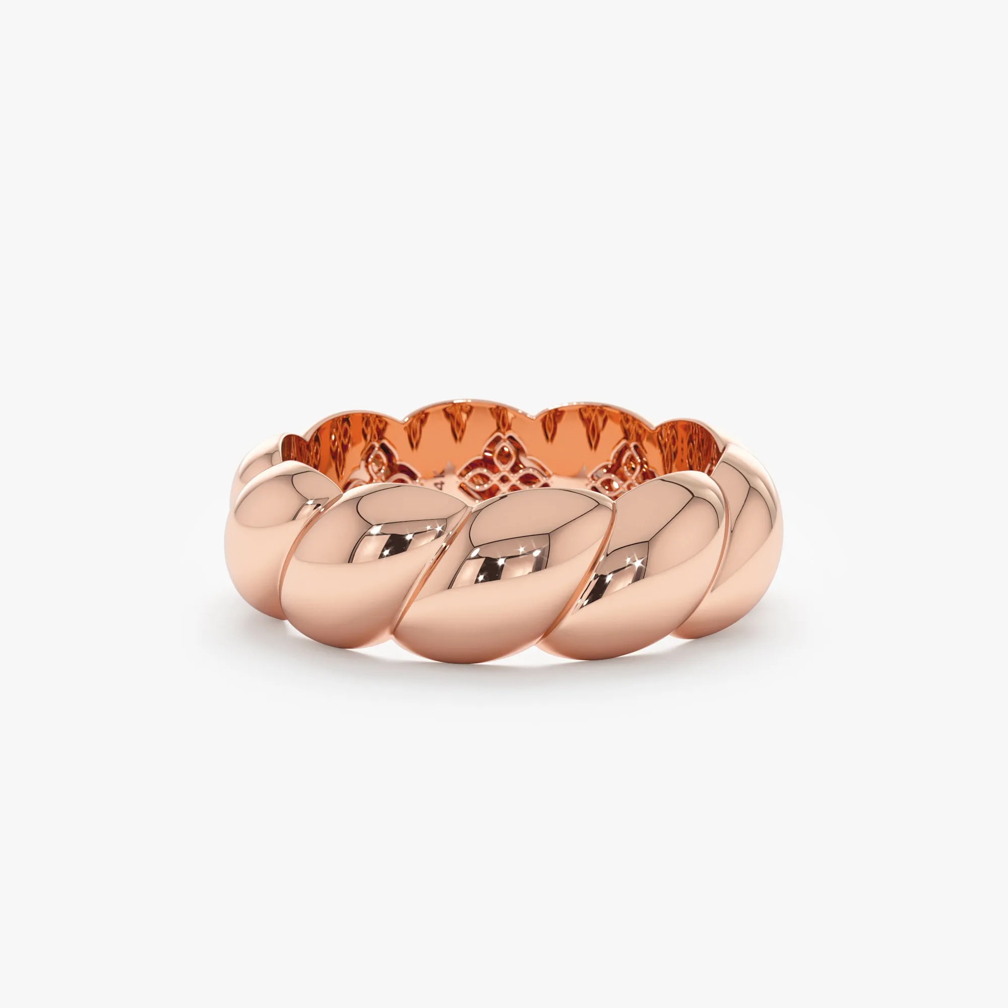 Solid Gold Croissant Ring, Barbara SARAHELISE