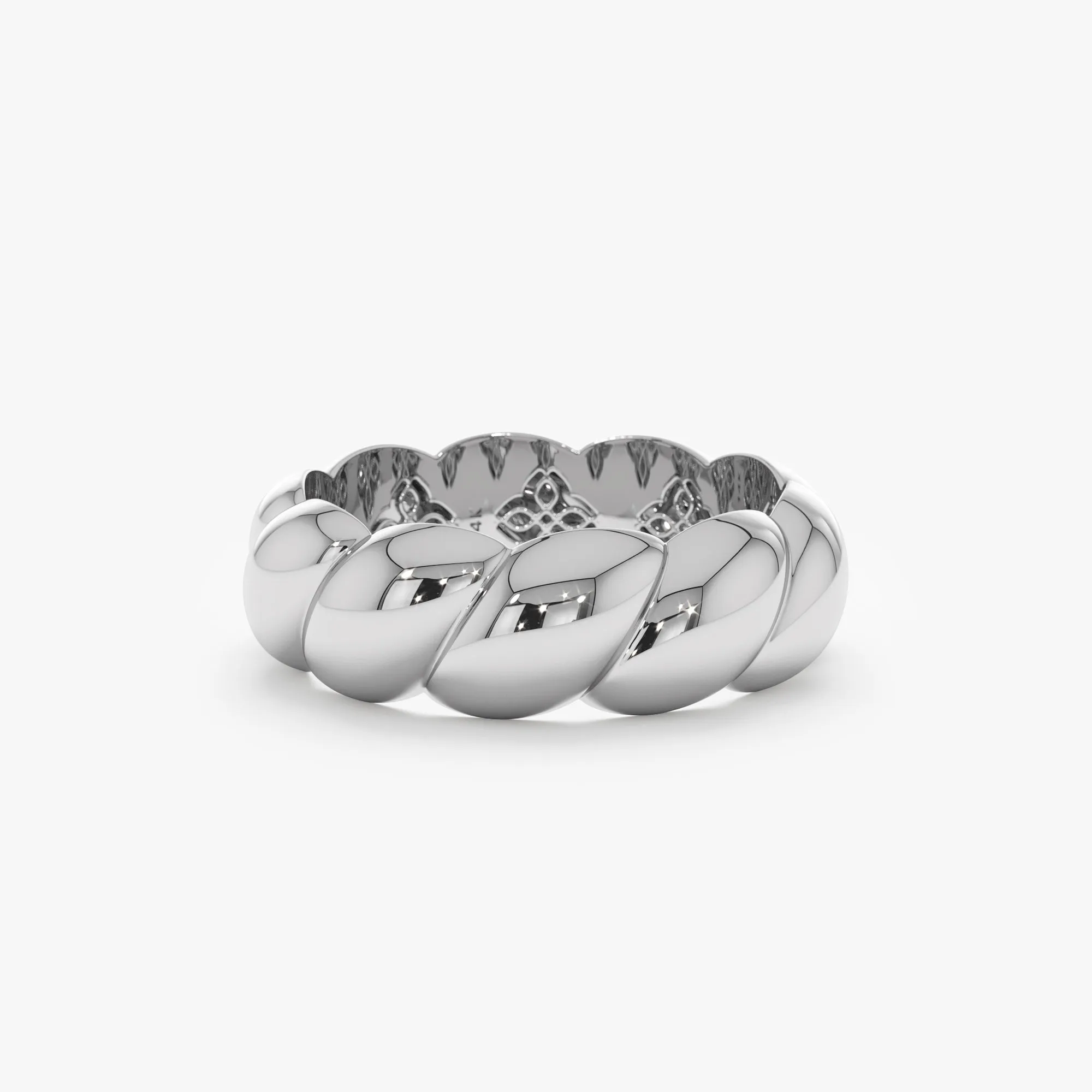 Solid Gold Croissant Ring, Barbara SARAHELISE