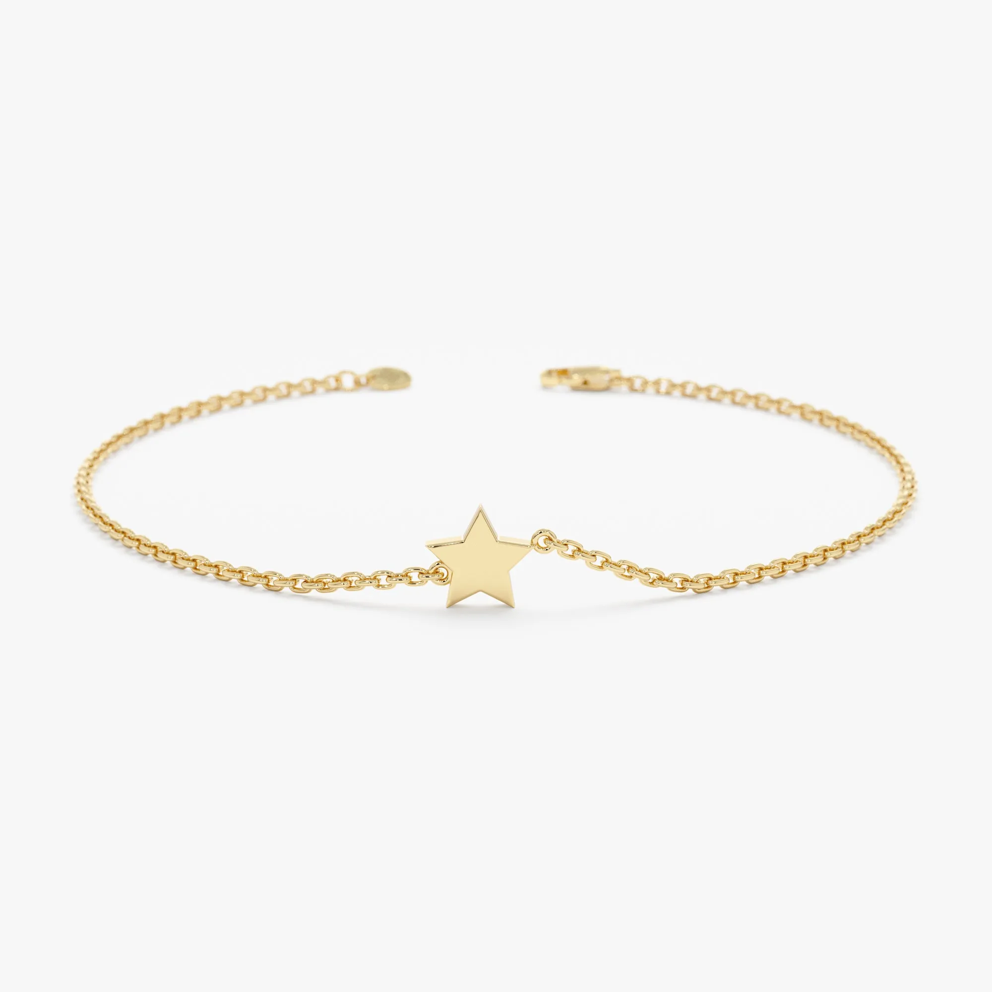 Solid Gold Mini Star Bracelet, Capella SARAHELISE