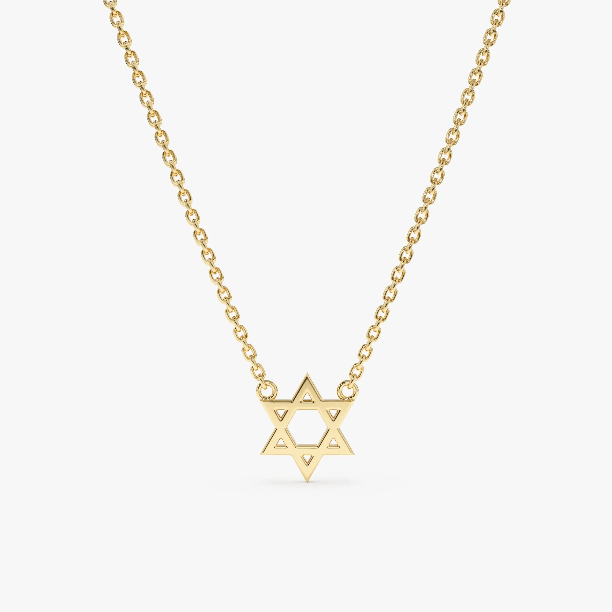 Solid Gold Star of David Necklace, Matilda SARAHELISE