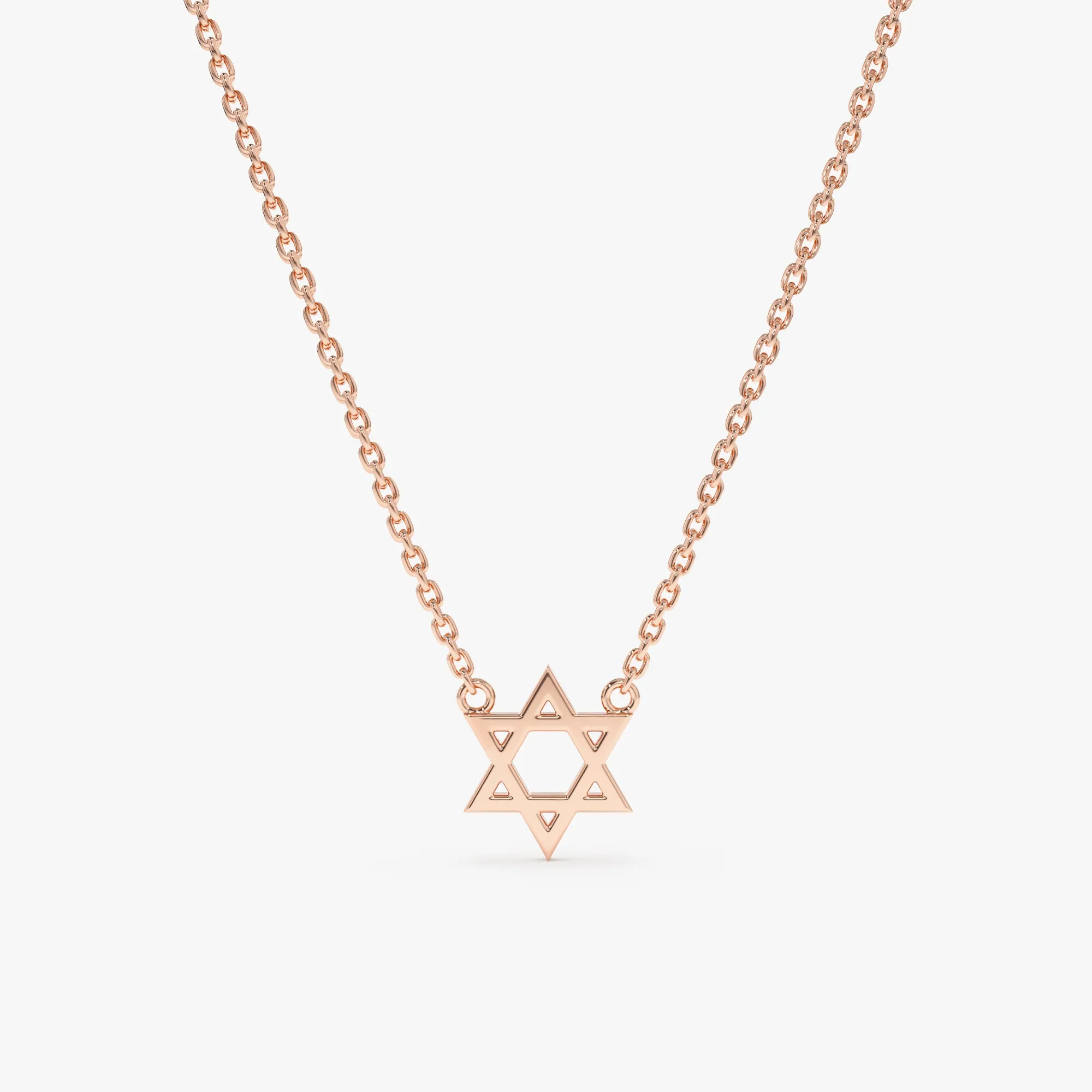 Solid Gold Star of David Necklace, Matilda SARAHELISE