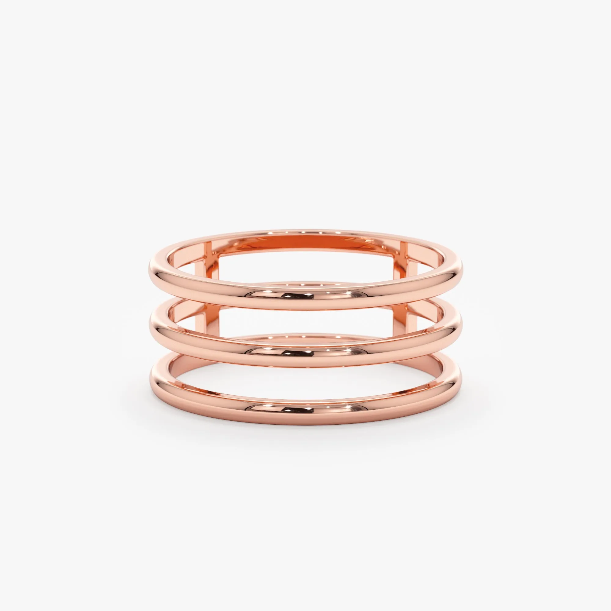 Solid Gold Triple Band, Makenna SARAHELISE