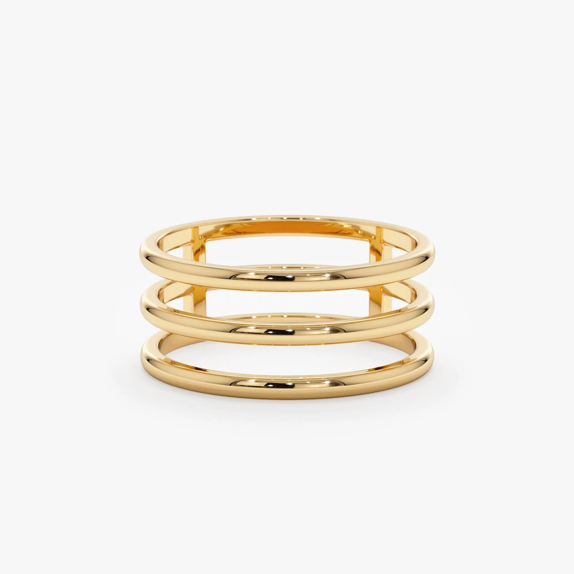 Solid Gold Triple Band, Makenna SARAHELISE