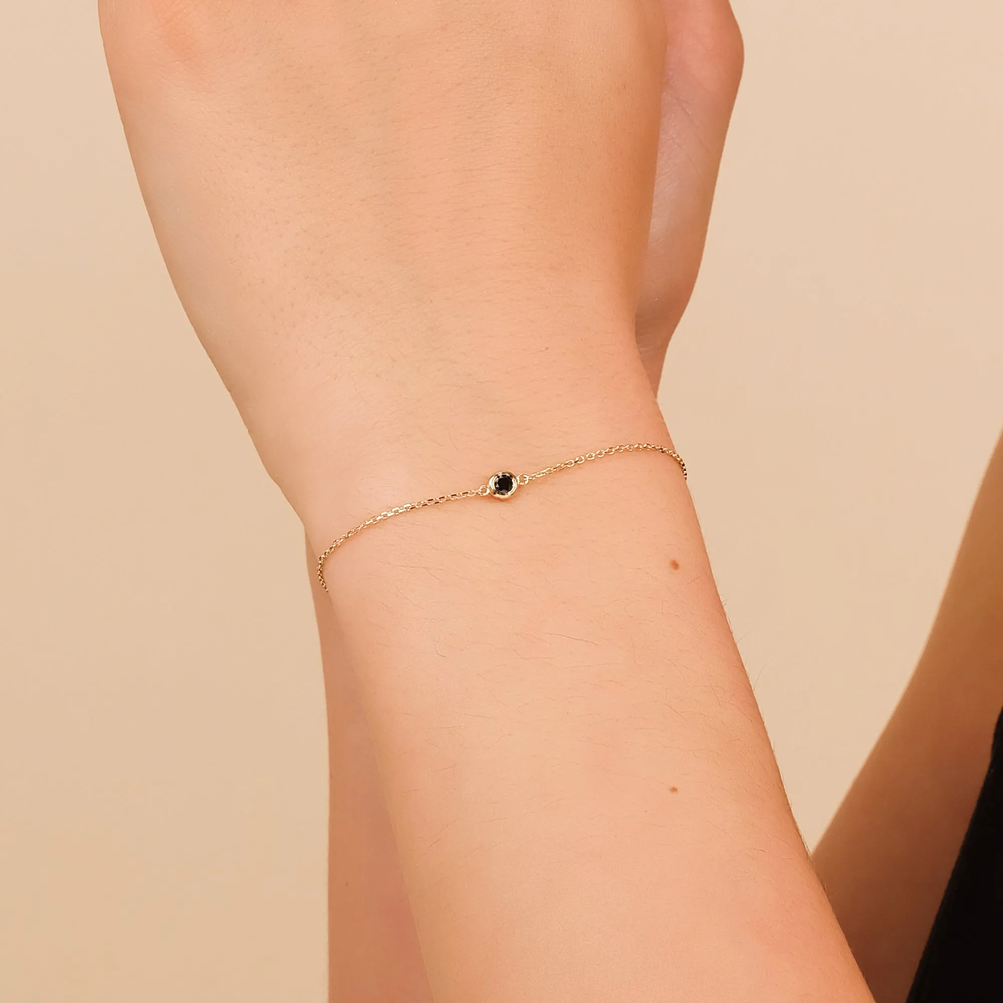 Solitaire Black Diamond Bracelet, Susie SARAHELISE