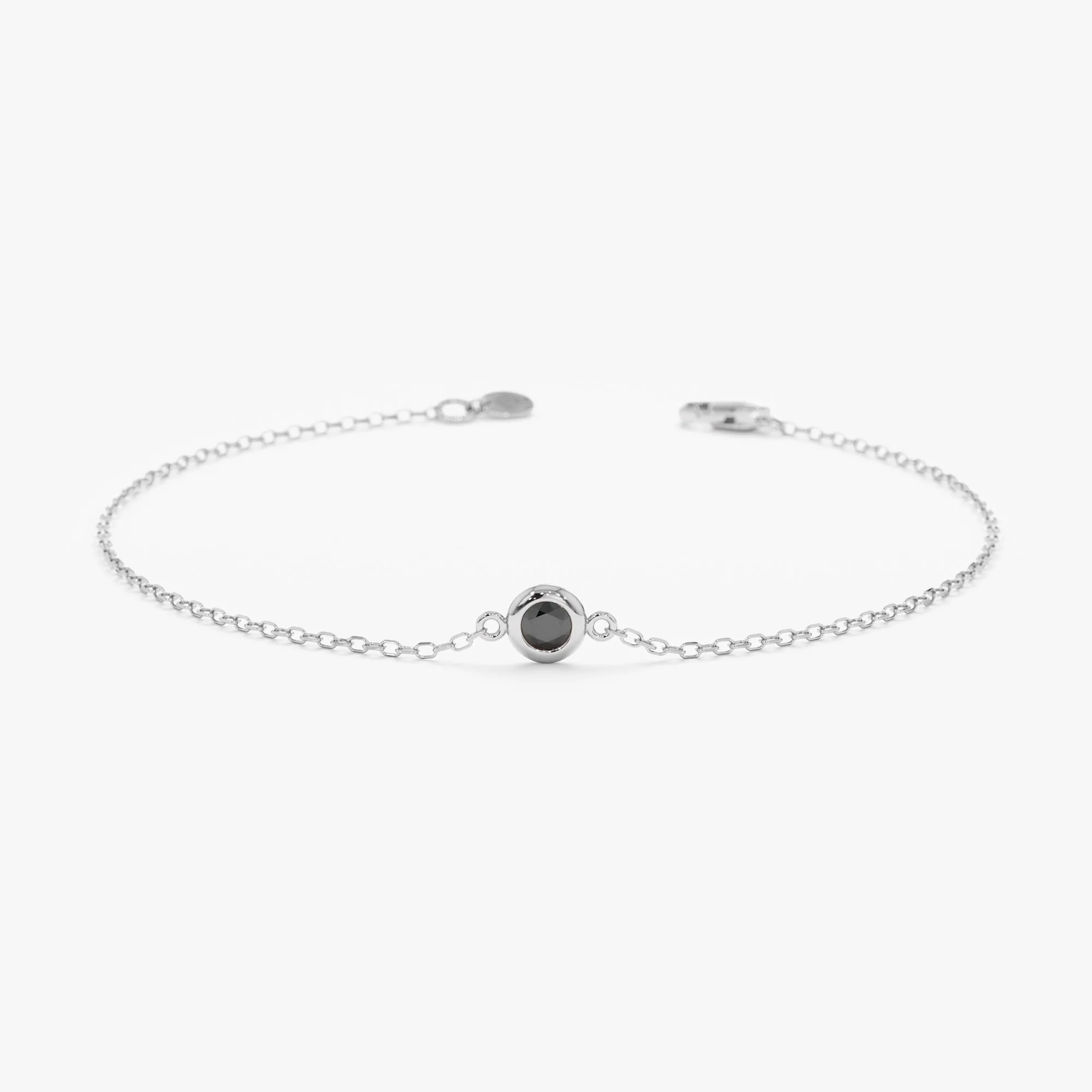 Solitaire Black Diamond Bracelet, Susie SARAHELISE