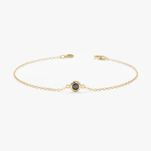 Solitaire Black Diamond Bracelet, Susie SARAHELISE