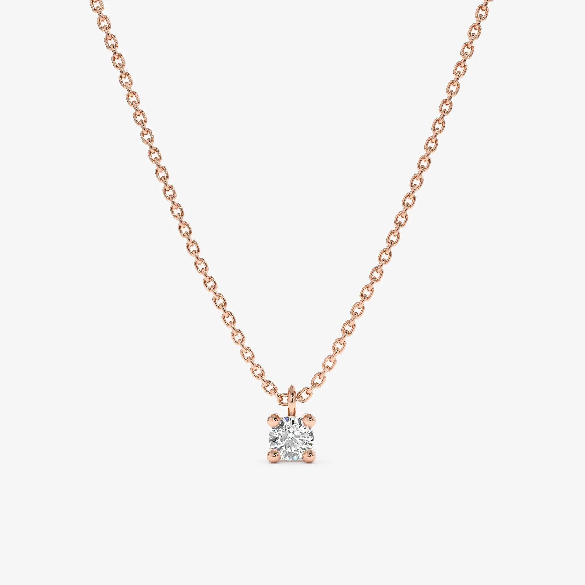 Solitaire Diamond Necklace, Kimberly SARAHELISE
