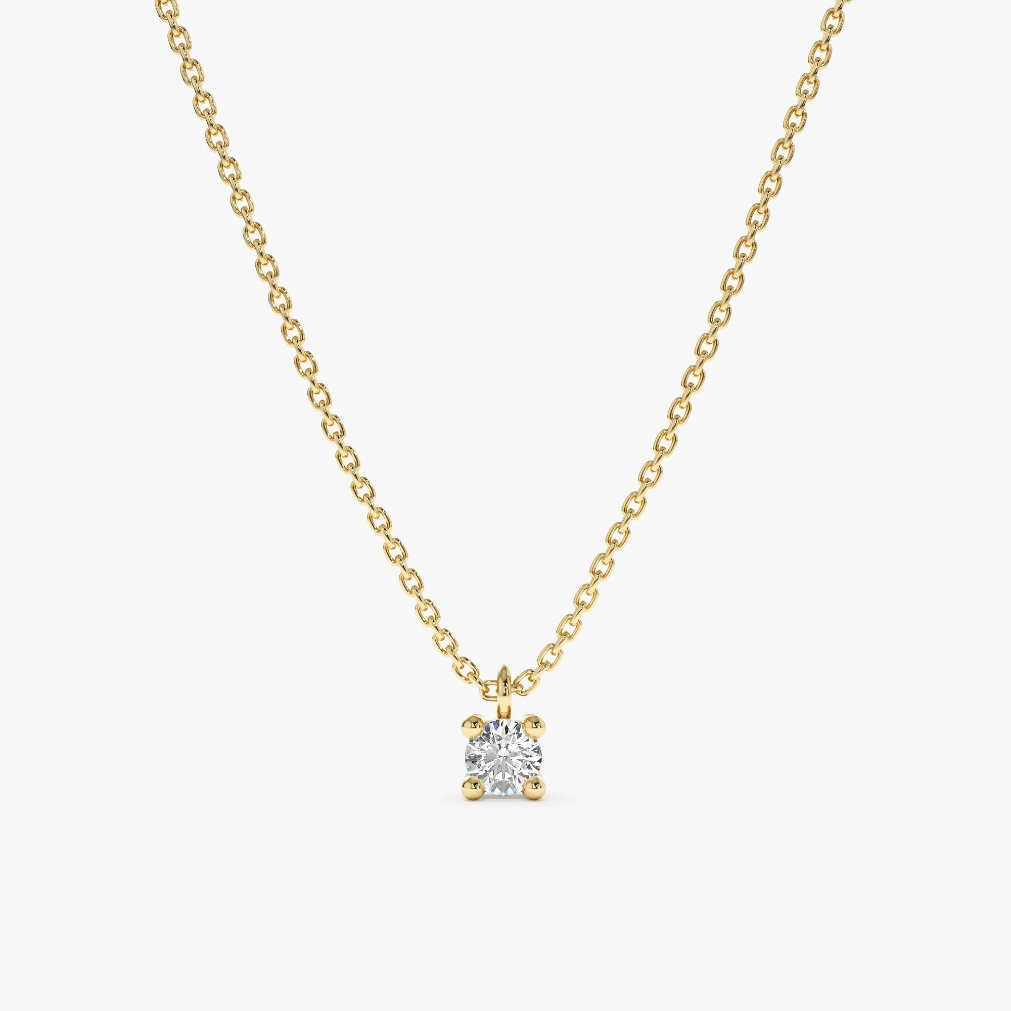 Solitaire Diamond Necklace, Kimberly SARAHELISE