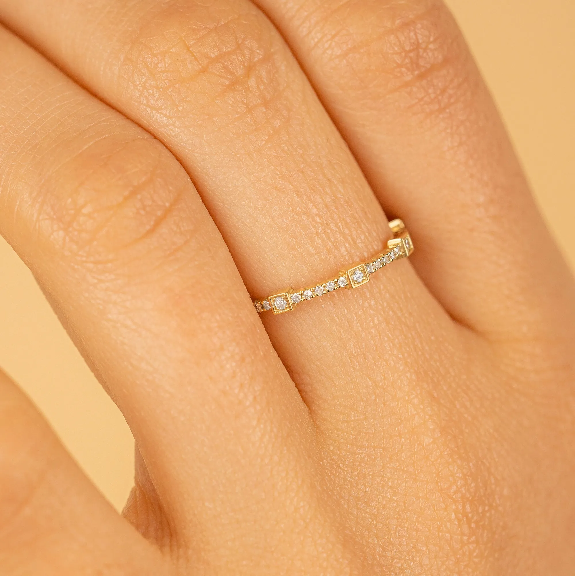 Square Design Diamond Ring, Jacinda SARAHELISE